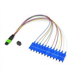 Fiber optic MPO Fanout Pigtail